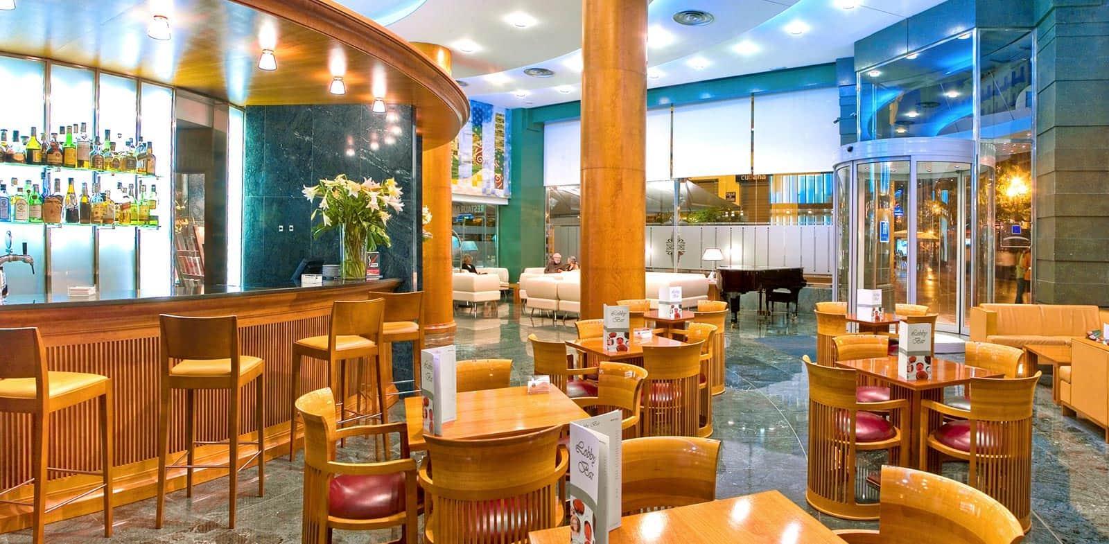 Melia Plaza Valencia Hotell Restaurant bilde